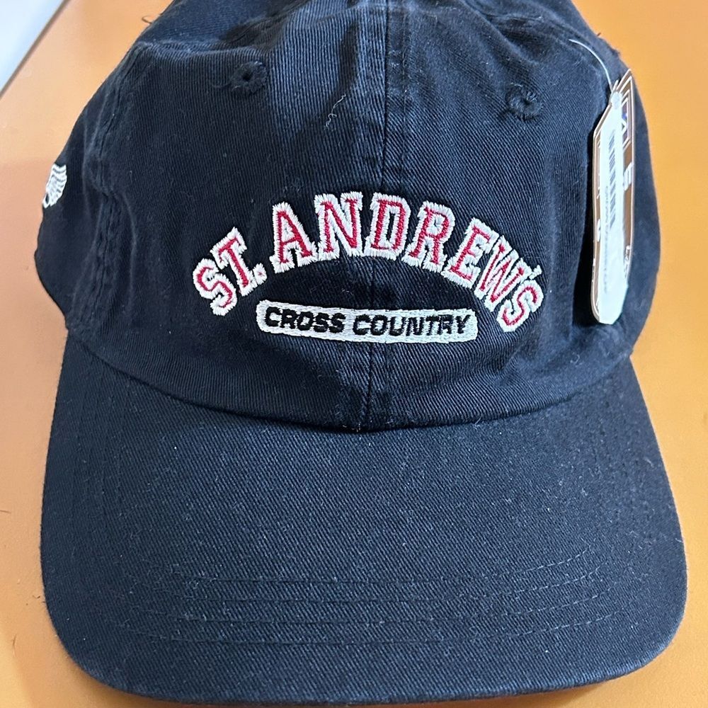 St. Andrews School Cross Country Adjustable Baseball Hat Black, Legacy Brand NWT